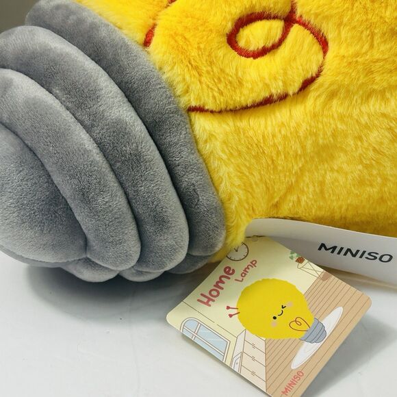 Miniso Home Lamp Series Light Bulb Plush 14 Inch NWT - Picture 4 of 6